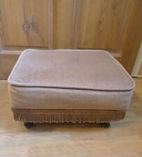 Vintage footstool beige for sale  CANNOCK