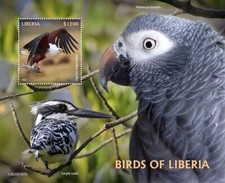 Birds liberia stamp for sale  PONTYPRIDD