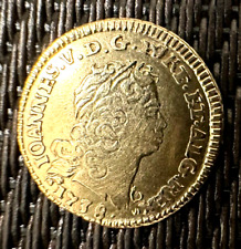 1738 Portugalia - Joao V, 800 ryżu, 1/2 escudo, złota moneta na sprzedaż  Wysyłka do Poland