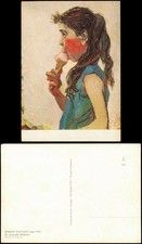Cartolina artista opera usato  Spedire a Italy