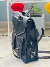 Black leather goat for sale  USA