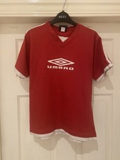 Boy umbro red for sale  BOLTON