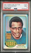 Topps Chrome Walter Payton 2001 #wp1 1976 reimpresión de novato refractor PSA 9 como nuevo segunda mano  Embacar hacia Argentina