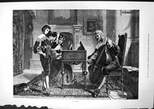 Old antique print for sale  UK