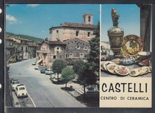 Cartolina castelli teramo usato  Italia