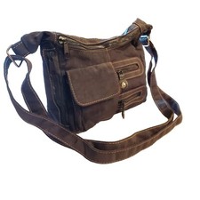 Bolsa de náilon preta 6 compartimentos com zíper bolso para celular 8x6x2 bolsa de ombro viagem, usado comprar usado  Enviando para Brazil
