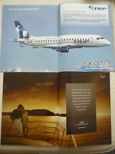 8/08 PUB TRIP LINHAS AEREAS EMBRAER 175 / INTERMARINE YACHTS PORTUGUESE AD comprar usado  Enviando para Brazil
