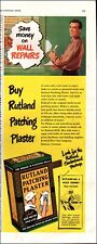 1949 Vintage ad Rutland Patching Plaster retro Box Roof cement    05/03/23 comprar usado  Enviando para Brazil