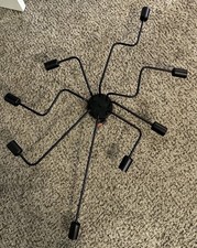 Industrial iron chandelier for sale  Aurora