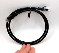 Cat6 UTP patch cable bota transparente 3 pés preto - Nova caixa aberta comprar usado  Enviando para Brazil