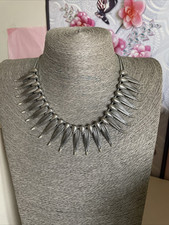 Silver tone leaf for sale  RETFORD