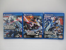 GUNDAM BREAKER 1 2 3 3 Conjunto de Jogos PSVITA Japão PS VITA PlayStation Vita comprar usado  Enviando para Brazil