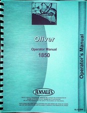 Oliver 1850 tractor for sale  Atchison