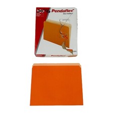 96 pastas Pendaflex laranja pastas de arquivo tamanho carta aba superior completa corte reto comprar usado  Enviando para Brazil