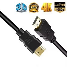 Cabo HDMI 2.0 alta velocidade banhado a ouro cabo rápido HD 4K 2160p 3D HDTV 1080p 2160p comprar usado  Enviando para Brazil
