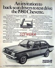 1980 vauxhall chevette for sale  SIDCUP