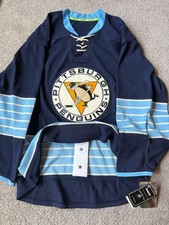 Camiseta de hóquei autêntica NHL Pittsburgh Penguins 2011 inverno clássico Reebok 52, usado comprar usado  Enviando para Brazil