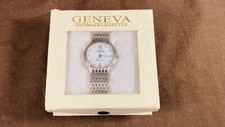 Relógio masculino vintage Geneva Quarts na caixa original comprar usado Relógio masculino vintage Geneva Quarts na caixa original comprar usado  Enviando para Brazil