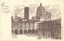 Cartolina postcard illustrata usato  Milano