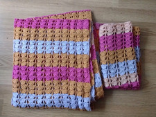 Häkeldecke handarbeit 80x160 gebraucht kaufen  Ingelheim am Rhein
