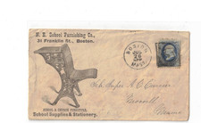 Cadeira escolar, publicidade ilustrada, nota de 1 centavo, cancelamento extravagante, Boston MA comprar usado Cadeira escolar, publicidade ilustrada, nota de 1 centavo, cancelamento extravagante, Boston MA comprar usado  Enviando para Brazil