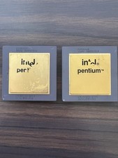 (x2) Processador CPU Vintage INTEL Pentium PCPU5V60 sem A80501-60 SCRAP GOLD comprar usado  Enviando para Brazil