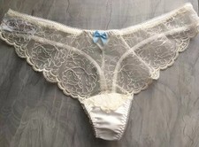 Womens thong ivory for sale  BRISTOL