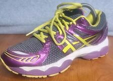 Tênis Asics Gel Nimbus 14 Feminino 8 Roxo Preto Ônix Amarelo T291Q , usado comprar usado  Enviando para Brazil