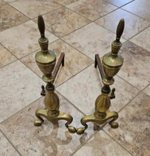 Andirons cast brass for sale  Memphis