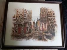 Vintage framed print for sale  HUNGERFORD