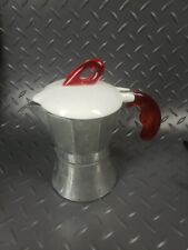 Exclusivo estilo acentos vermelhos fogão top cafeteira expresso fogão moka comprar usado  Enviando para Brazil