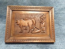 Handarbeit holzbild geschnitzt gebraucht kaufen  Rülzheim