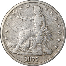 1877 trade dollar for sale  Stow