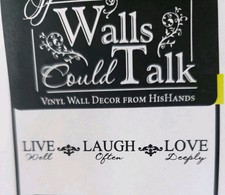 Vinyl wall decor for sale  Cascade