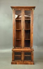 Regency walnut bookcase for sale  CHELMSFORD