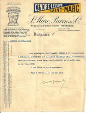 Bordeaux lettre 1923.st d'occasion  Villenave-d'Ornon