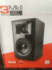 Monitor de estúdio bidirecional JBL 306P MkII alimentado por 6 polegadas - Preto fosco comprar usado  Enviando para Brazil