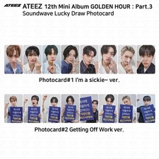 Usado, Cartão fotográfico ATEEZ The 12th Mini Golden Hour Part.3 Soundwave Luckydraw KPOP K-POP comprar usado  Enviando para Brazil