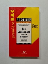 Oeuvre confessions rousseau d'occasion  Joinville