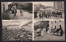 CPA Châteauneuf-de-Randon, Scènes de foire et paysans au Mont Lozère  comprar usado  Enviando para Brazil