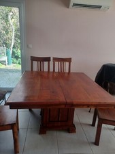 Table acacia massif d'occasion  Le Luc