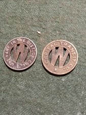 Vintage d.c.metro tokens for sale  Harpers Ferry