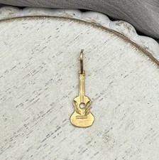 Usado, Pingente de guitarra ouro amarelo 14k 0,50G/0,8 pol  comprar usado  Enviando para Brazil