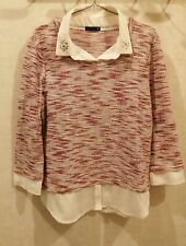 Pull chemisier rose d'occasion  Bourg-de-Thizy