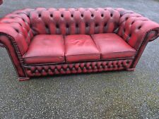 Leather chesterfield saxon for sale  PLYMOUTH