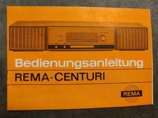 Bedienungsanleitung rema centu gebraucht kaufen  Reichenbach im Vogtland