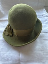 Vintage green cloche for sale  LEEDS
