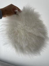 Usado, Almofada de assento de pele sintética fofa 1 peça, tapete de área pequena, tapete, 30 cm comprar usado  Enviando para Brazil