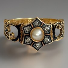 18ct gold mourning for sale  BRIDGWATER