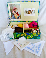 Boîte couture tissu d'occasion  Maintenon